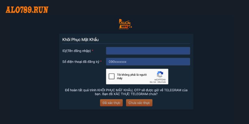 Hướng dẫn cách khôi phục mật khẩu