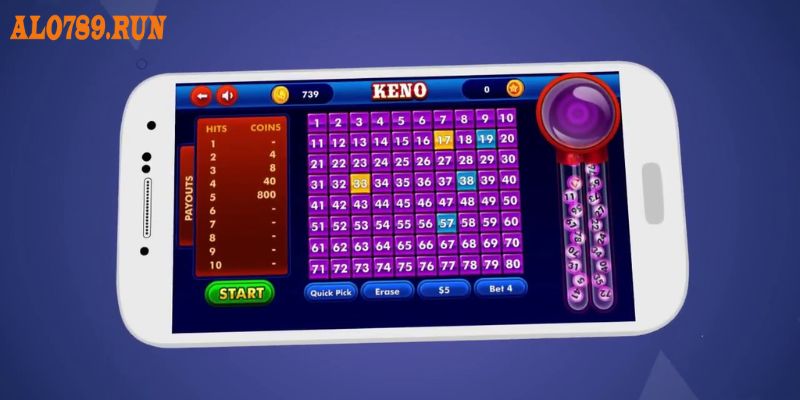 Tổng hợp một số kèo cược keno phổ biến